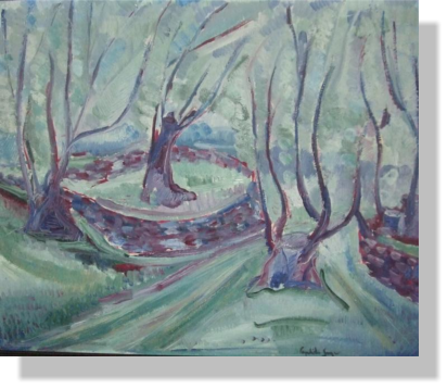 Les oliveres de Cadaqu�s   600�  Marc negra