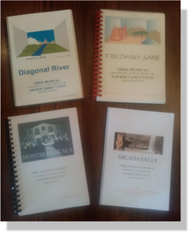 4 Obres  , Diagonal River, Tibidabo Lake, Montserrat Sea, Sblada Falls