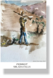 FERROT  Ca�ador   Aquarel.la JANEL SEVITJE